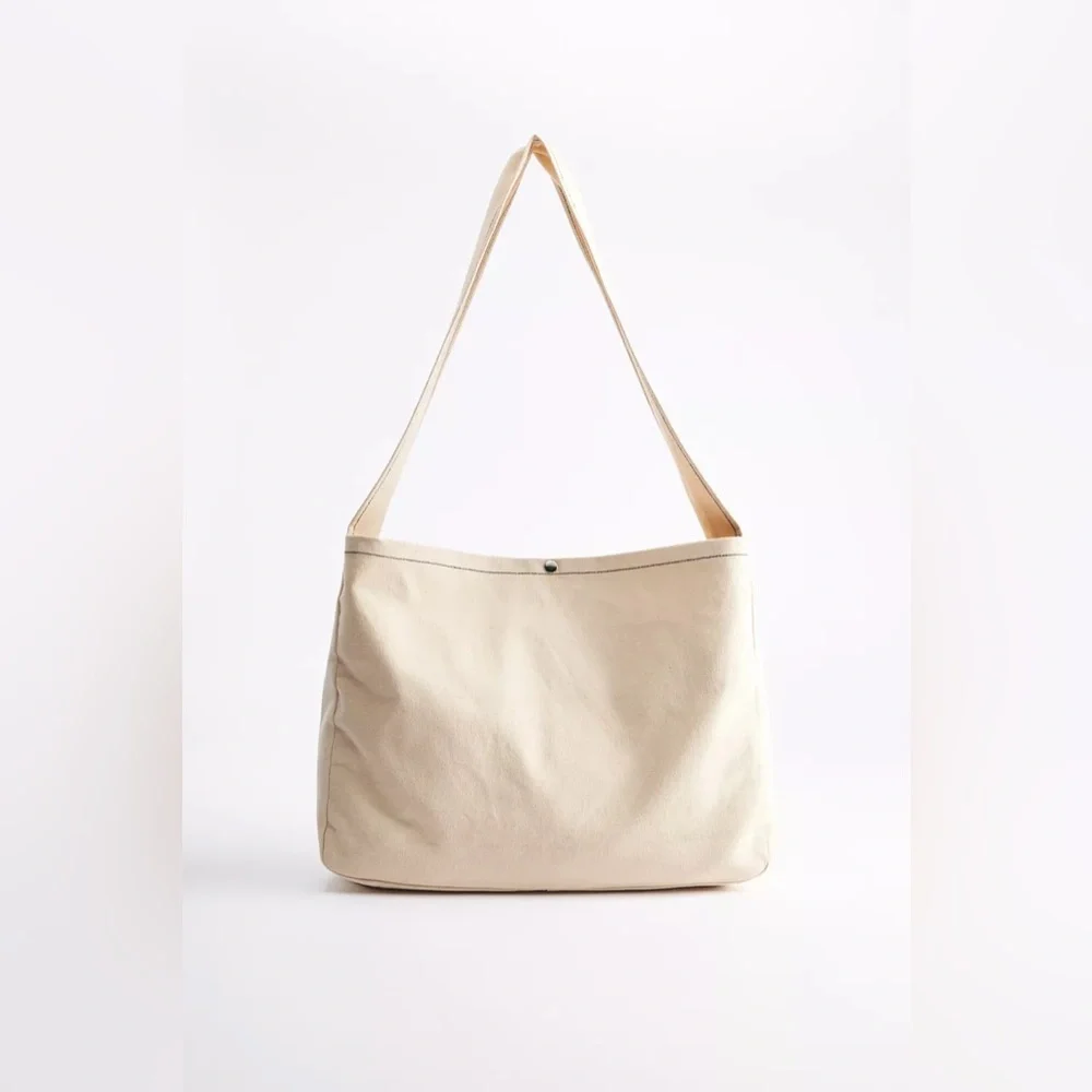 BDG Graphic Snap Sling Bag NWT - Natural